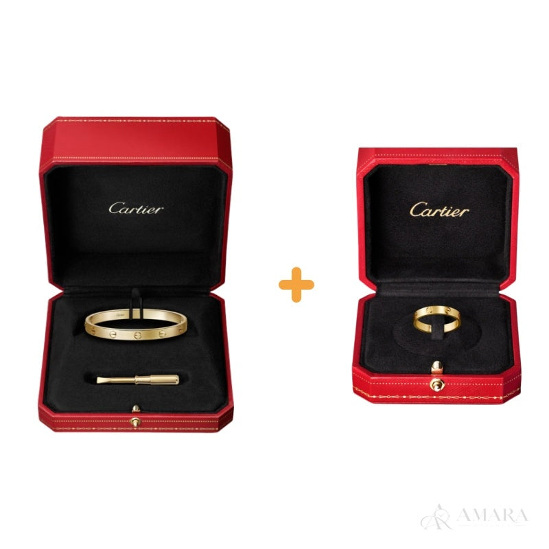 Cartier Jewelry Set | LOVE / Bracelet & Ring
