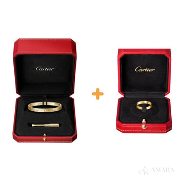 Cartier Jewelry Set | LOVE / Bracelet & Ring
