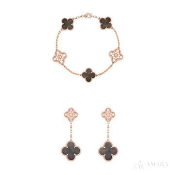 Van Cleef Jewelry Set | Bracelet & Earrings