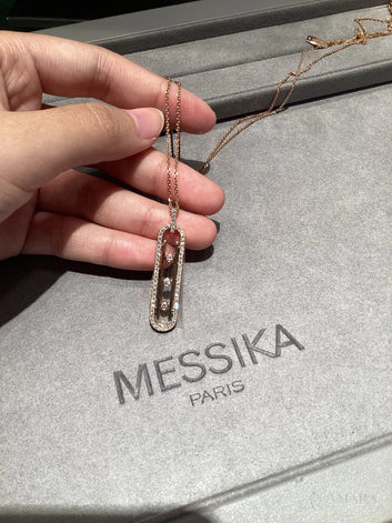 Messika Necklace | Yellow Gold Tone