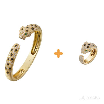Cartier Jewelry Set | Panthère / Bracelet & Ring