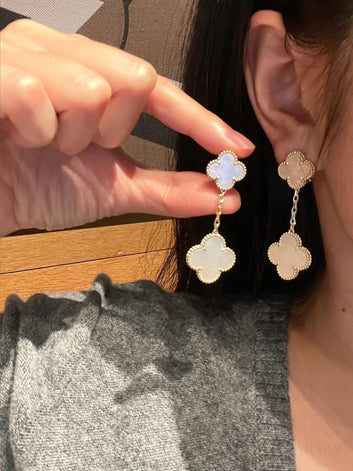 Van Cleef Jewelry Set | Alhambra / Bracelet & Earrings