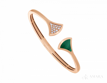 Bvlgari Divas Dream Bracelet | White & Green | Green