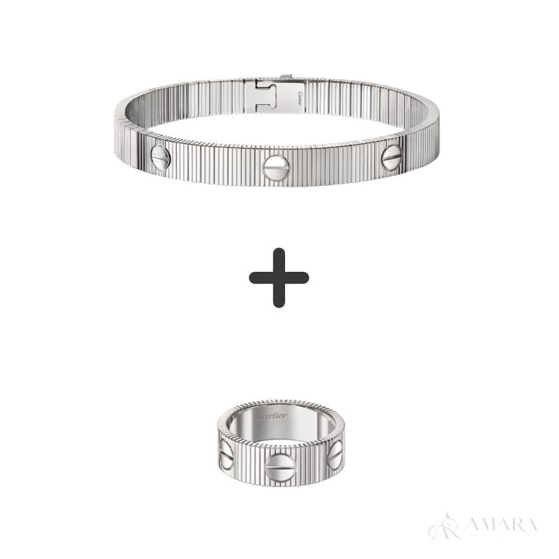 Cartier Jewelry Set | LOVE / Bracelet & Ring