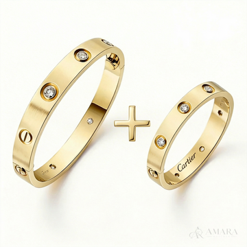 Cartier Jewelry Set | LOVE / Bracelet & Ring