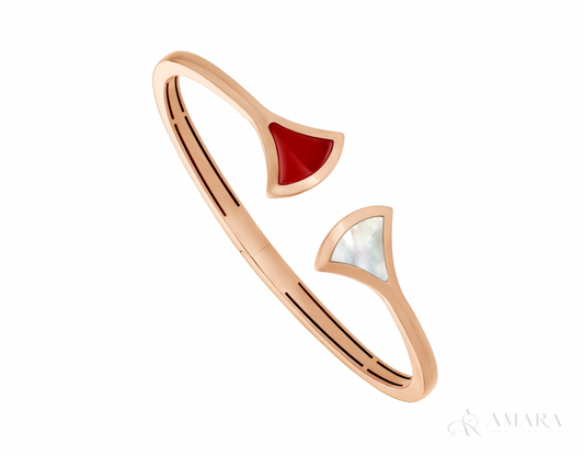 Bvlgari Divas Dream Bracelet | White & Green | White
