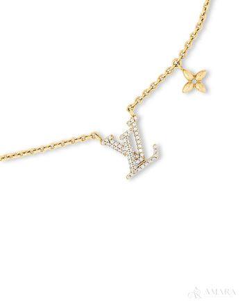 Louis Vuitton Necklace | Gold Tone