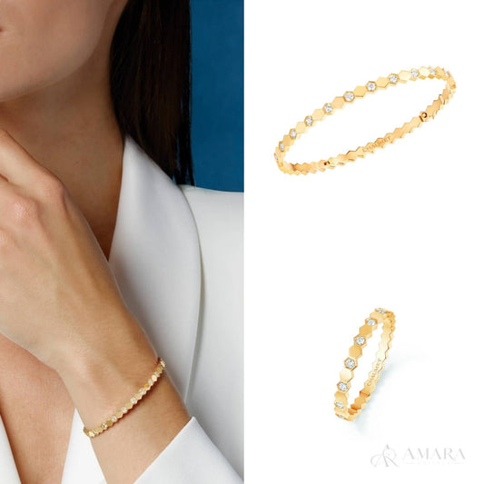 Chaumet Bee My Love Bracelet & Ring Set | Yellow Gold