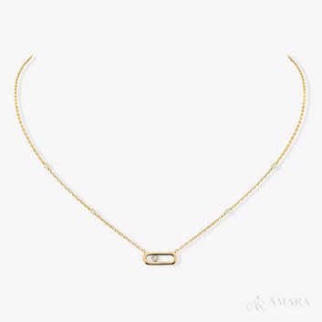 Messika Necklace | Move Uno / Yellow Gold Tone