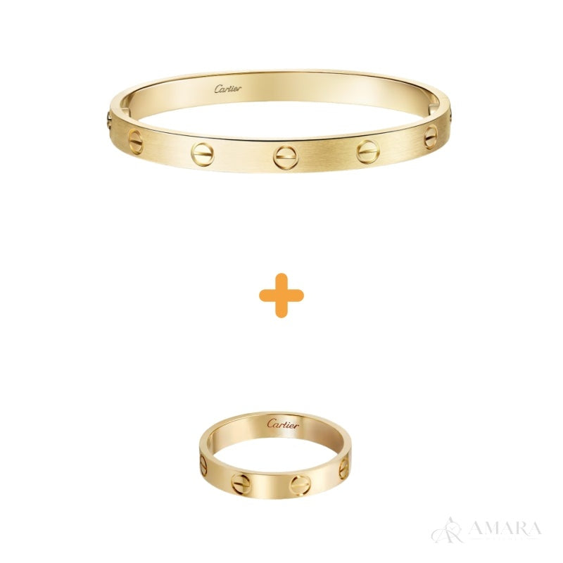 Cartier Jewelry Set | LOVE / Bracelet & Ring
