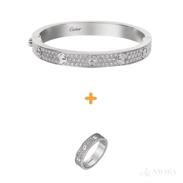 Cartier Jewelry Set | LOVE / Bracelet & Ring