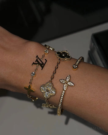 Louis Vuitton Bracelet | Gold Tone