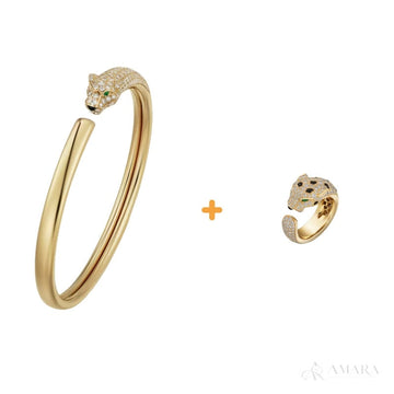 Cartier Jewelry Set | Panthère / Bracelet & Ring