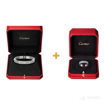 Cartier Jewelry Set | LOVE / Bracelet & Ring