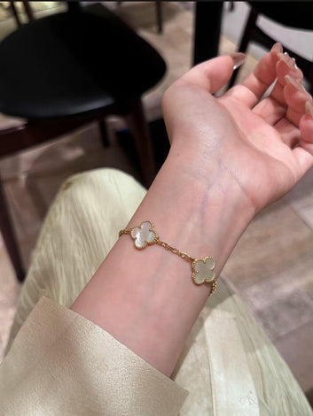 Van Cleef Jewelry Set | Bracelet & Necklace 10 Motifs