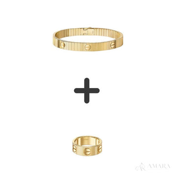 Cartier Jewelry Set | LOVE / Bracelet & Ring