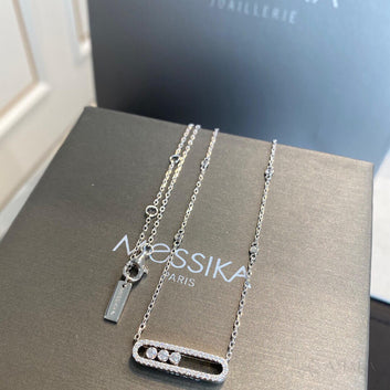 Messika Necklace | White Gold Tone