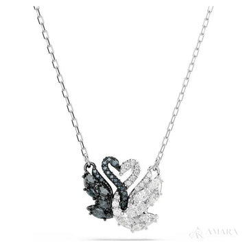 Swarovski Necklace | Swan / Black