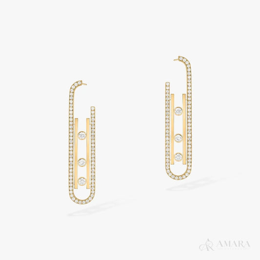 Messika Move 10th Anniversary Earrings | Gold