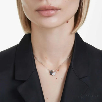 Swarovski Necklace | Swan / Black