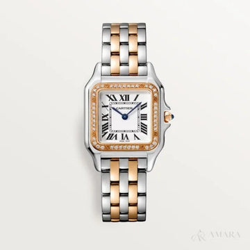 Cartier Watch | Panthère Rose Gold Tone Mix Stone-Set 30mm