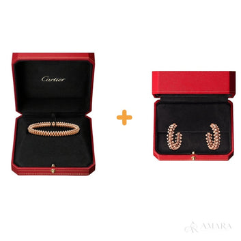 Cartier Jewelry Set | Bracelet & Earrings