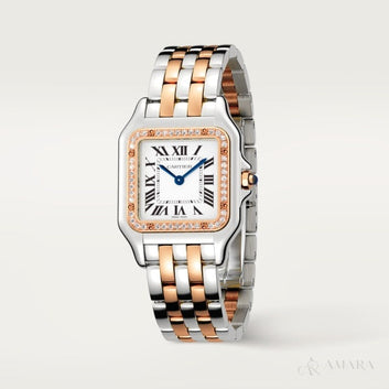 Cartier Watch | Panthère Rose Gold Tone Mix Stone-Set 30mm