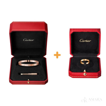 Cartier Jewelry Set | LOVE / Bracelet & Ring