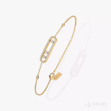 Messika Bracelet | Gold Stone-Set